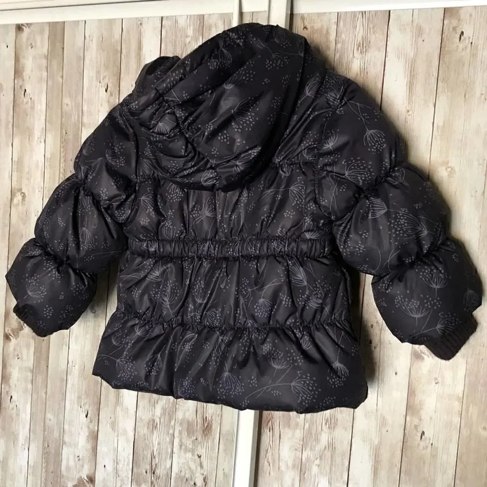 Old Navy Toddler Floral Puffer Coat 18-24 Months